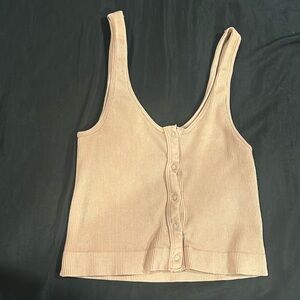 Tan crop top